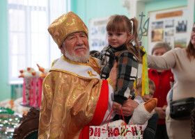 У Полтаві дітей загиблих Захисників України привітали з Днем Святого Миколая