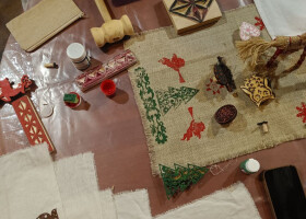 Майстер-клас із вибійки (новорічні орнаменти)