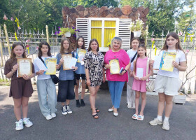 У парку "Перемога" завершилося нагородження конкурсу малюнків "Герої очима дітей"
