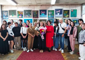 Відкриття виставки викладача ПДХШ імені Святослава Пашинського Валентини Тарасенко