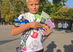 З нагоди Дня знань у парку «Перемога» було проведено безпрограшну благодійну лотерею