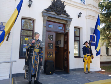 Посол Швеції в Україні в Державному історико-культурному заповіднику "Поле Полтавської битви"