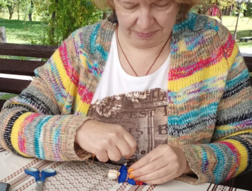 Майстер-клас із виготовлення ляльки-мотанки в музеї Панаса Мирного