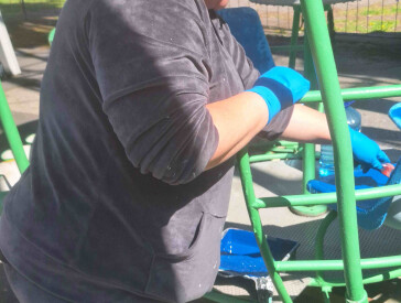 Чистота та затишок у парку "Перемога"