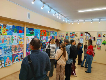 25 традиційна виставка дитячої творчості "Зимовий вернісаж"