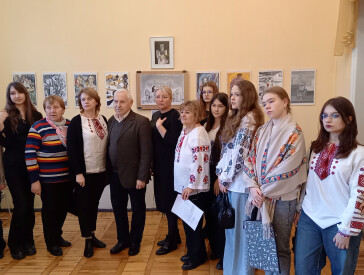 Презентація виставки робіт вихованців образотворчого відділення Полтавського ліцею №1