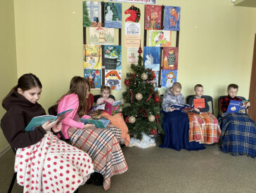 Затишна літературна зустріч для дітей у бібліотеці