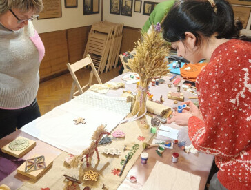 Майстер-клас із вибійки (новорічні орнаменти)