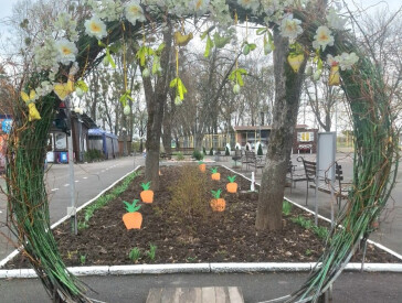 Святкові локації до Великодня в парку "Перемога"