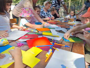 Майстер-клас до Дня Державного Прапора та Дня Незалежності у парку «Перемога»