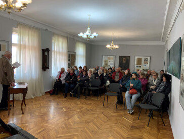 Презентація нової збірки гуморесок Якова Купінського "Знову два куми" у музеї Короленка
