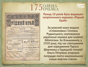 До 175-ї річниці з дня народження: цікаві факти про дивовижну Олену Пчілку