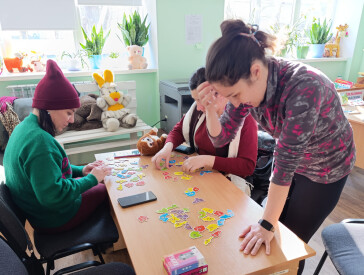 Бібліотечний простір для розвитку й спілкування взимку