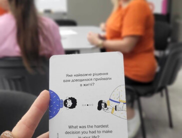 Обідня перерва із сенсом: у ЦКД шукали спокій у колі своїх