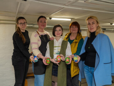 Майстер клас в рамках участі у міжрегіональній ініціативі «Великодній оберіг єдності»