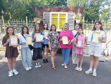 У парку "Перемога" завершилося нагородження конкурсу малюнків "Герої очима дітей"