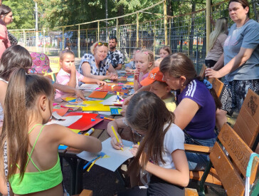 Майстер-клас до Дня Державного Прапора та Дня Незалежності у парку «Перемога»