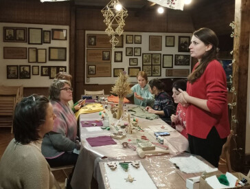 Майстер-клас із вибійки (новорічні орнаменти)