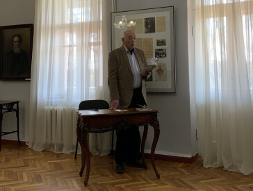 Презентація нової збірки гуморесок Якова Купінського "Знову два куми" у музеї Короленка