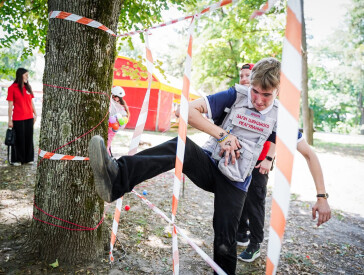 У парку «Перемога» відбувся захід до Дня молоді від Товариства Червоного Хреста України