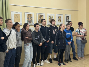 Інклюзивна екскурсія експозицією малюнків Саші Путрі