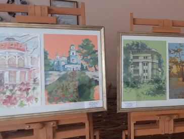 Виставка "Пленер мого міста. Полтава" в Чернігові