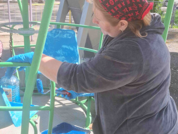 Чистота та затишок у парку "Перемога"