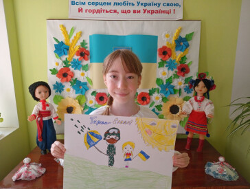 Малюнки відважним воїнам і рідній Україні