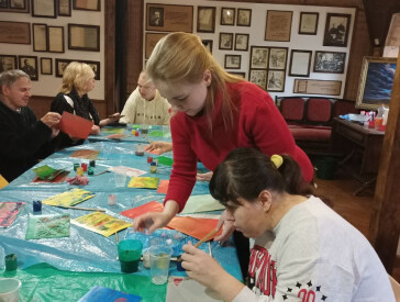 Майстер-клас із малювання у техніці «Монотипія»