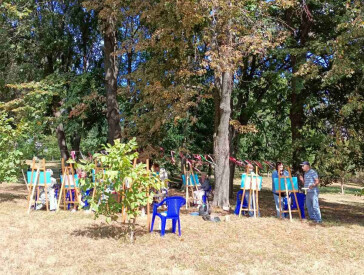 Осінній пленер у садибі Панаса Мирного
