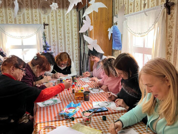 Майстер-клас з малювання «Старий рік минає, новий наступає»