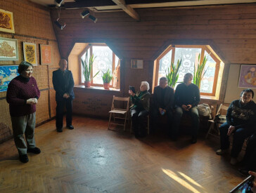 Відкриття виставки Євгена Івановича Пілюгіна «Витинанки»