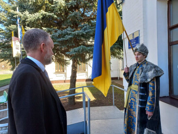 Посол Швеції в Україні в Державному історико-культурному заповіднику "Поле Полтавської битви"