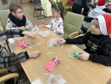 Різдвяний день у бібліотеці