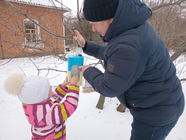 Книжки читали, й пташок погодували!