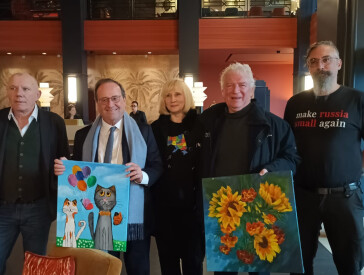 Робота учениці ПДХШ імені Святослава Пашинського подарована меру французького міста