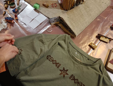 Майстер-клас із вибійки (новорічні орнаменти)