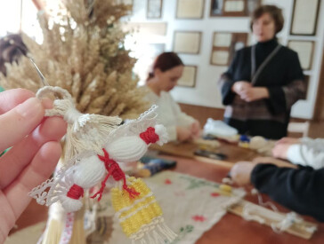 Майстер-клас «Янгол у техніці килимарства»