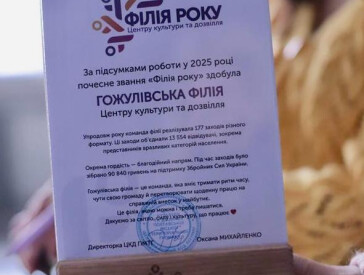 У ЦКД підвели підсумки 2025 року та визначили «Філію року»