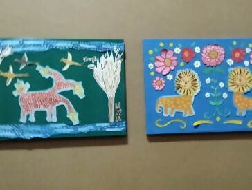 Виставка дитячих творчих робіт «Даруємо тепло усім людям на добро»