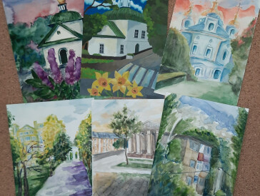 Виставка "Пленер мого міста. Полтава" в Чернігові