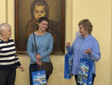 Інклюзивна екскурсія експозицією малюнків Саші Путрі