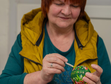 Майстер клас в рамках участі у міжрегіональній ініціативі «Великодній оберіг єдності»