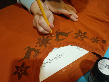 Майстер-клас із вибійки (новорічні орнаменти)