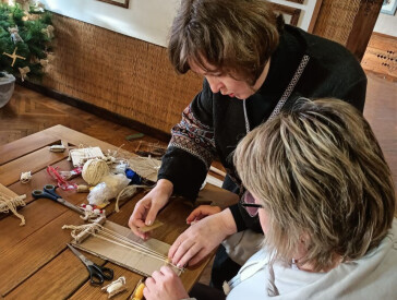 Майстер-клас «Янгол у техніці килимарства»