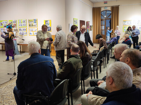 Відкриття виставки графіки А.Василенка «Гострий “Перець”