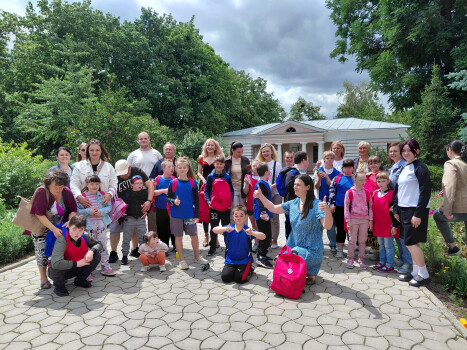 Свято для дітей з ГО "Полтава Даун Синдром" у музеї В.Г.Короленка