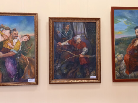 Виставка мистецької родини Каніборів: «З «Енеїдою» в житті та по всіх дорогах»