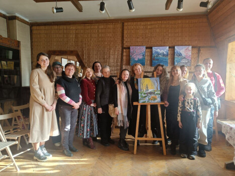 Відкриття персональної виставки Анни Бокаревої «Подих весни».