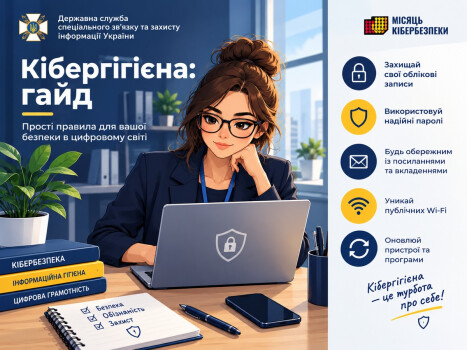 Гайд з кібергігієни – корисний інструмент для цифрової безпеки